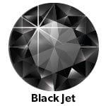 Rhinestones Black Jet SS10 -0