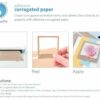 Silhouette Adhesive Corrugated Paper, 6 vellen-850 Silhouette Adhesive Corrugated Paper, 6 vellen-850