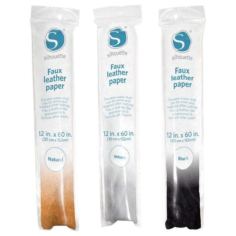 Silhouette Faux leater paper