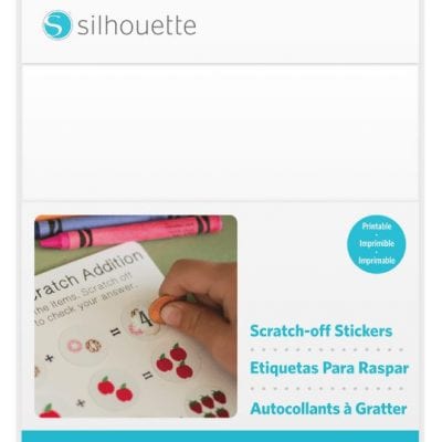 Silhouette Printable Scratch-off sticker vellen-0