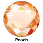 Rhinestones Peach SS06-0