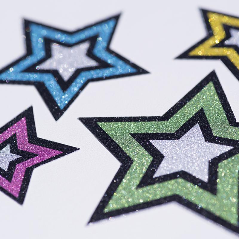 silhouette printable glitter sticker paper materiaal